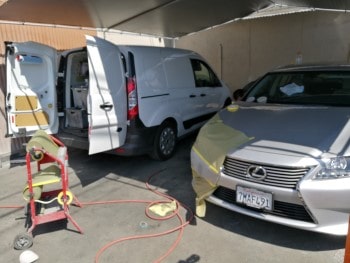 mobile bumper repair painting San Diego